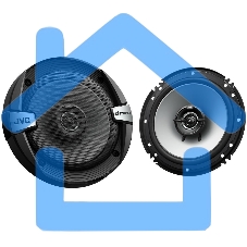 Колонки автомобильные JVC CS-DR162 300Вт 88дБ 4Ом 16см (6дюйм) (ком.:2кол.) коаксиальные двухполосные