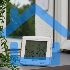 Метеостанция Rexant S637B с ЖК-экраном и беспроводным датчиком