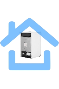 Плита электрическая De Luxe 506004.04ЭС белый, конфорок 4 шт, духовка 60 л, 50 см x 87 см x 60 см