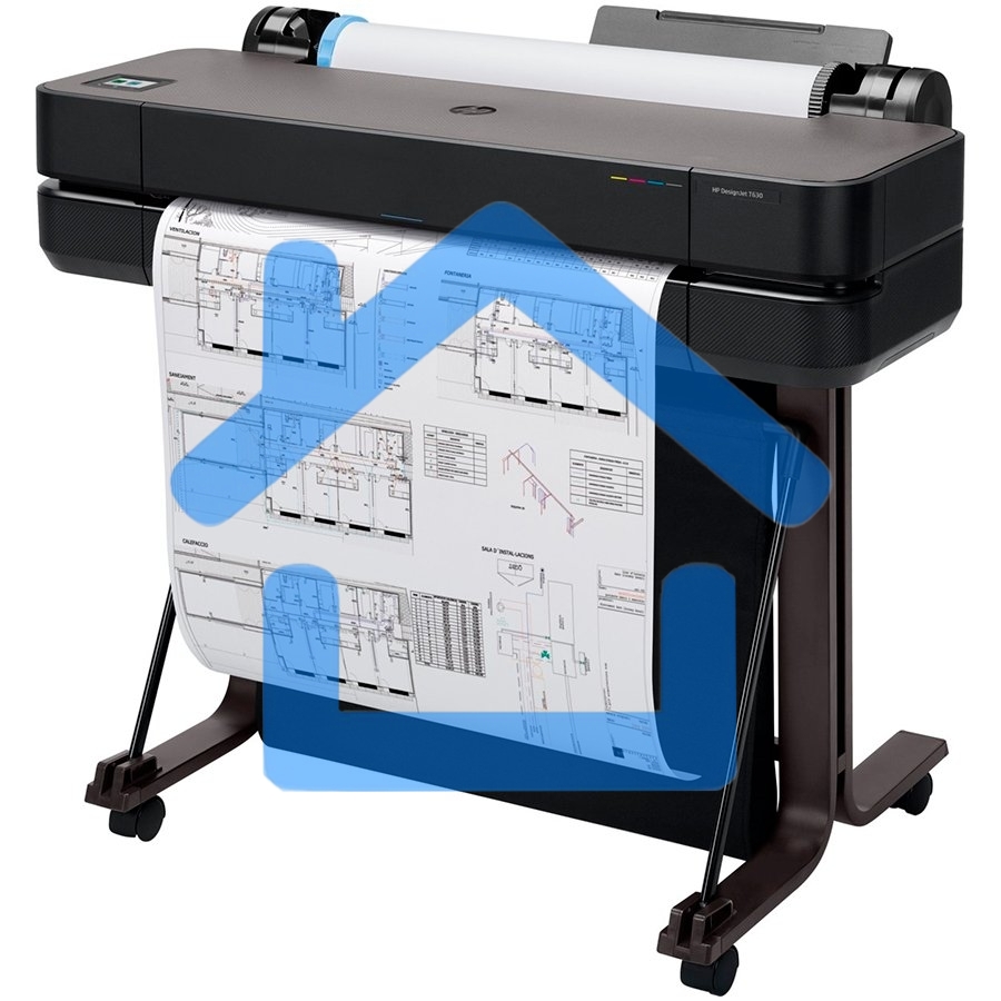 Плоттер струйный HP Designjet T630, A1, цветной, 24