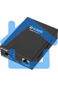 Медиаконвертор D-Link DMC-G01LC/C1A, Media Converter with 1 100/1000Base-T port and 1 100/1000Base-X SFP port.