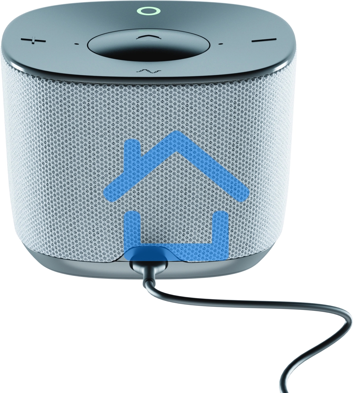 Умная колонка Sber Boom Home SBDV-00171G Салют серый 8W Mono BT/Wi-Fi (без.бат)