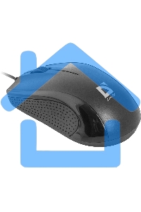 Мышь проводная Defender Optimum MB-160 черный, 1000 dpi, USB, кнопки - 3