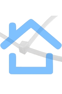 Хомут-стяжкa нейлоновая с тройным замком Rexant 300x3,6 мм, белая, упаковка 100 шт.