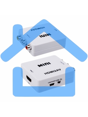 Конвертер HDMI на 3 RCA, пластик, белый Rexant 17-6931
