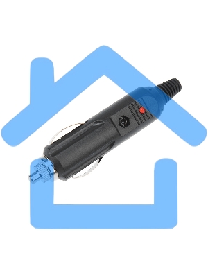 Штекер в прикуриватель PROconnect с предохранителем и LED индикатором, 1 шт., пакет БОПП