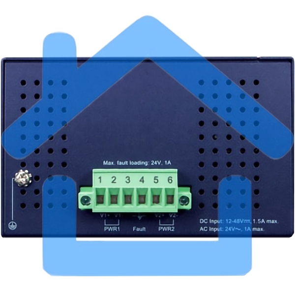 Коммутатор PLANET IGS-4215-16T2S IP30 Industrial L2/L4 16-Port 10/100/1000T + 2-Port 100/1000X SFP Managed Switch (-40~75 degrees C, dual redundant power input on 12~48VDC/24VAC terminal block)
