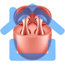 Гарнитура Huawei FREEBUDS 5 ORANGE CORAL 55036455