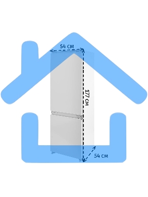 Холодильник Bosch Serie 4 KIN86AF3M8 белый двухкамерный 188/67л морозилка снизу