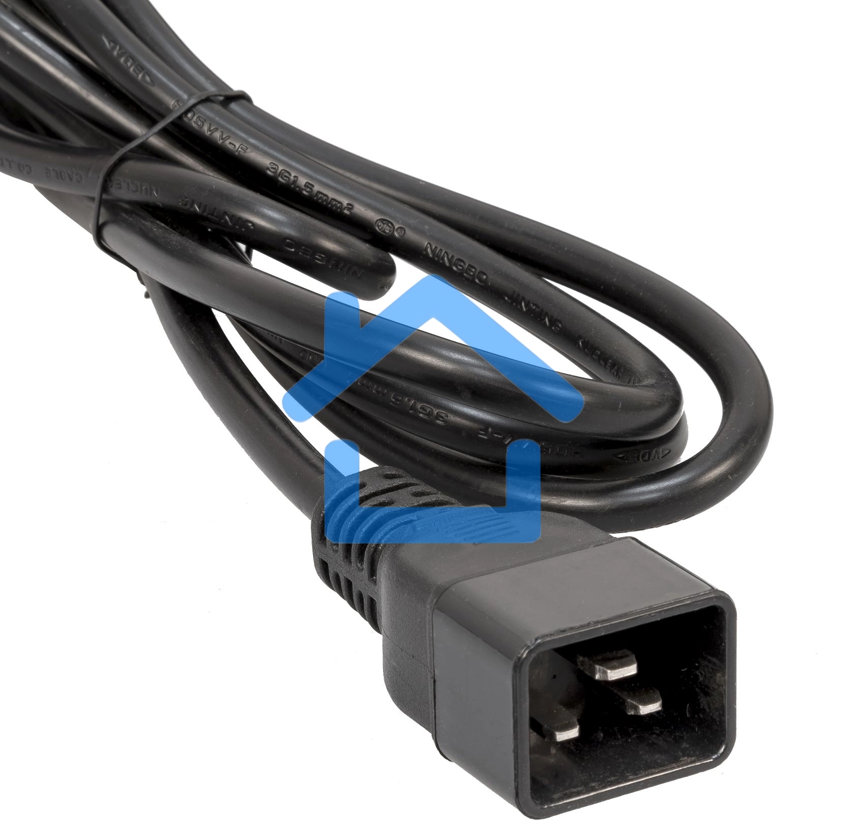 Блок распределения питания Powercom PDU-16AVMS20-18C13-2C19 18*C13+2*C19, 16A, 1,5U (1968234)