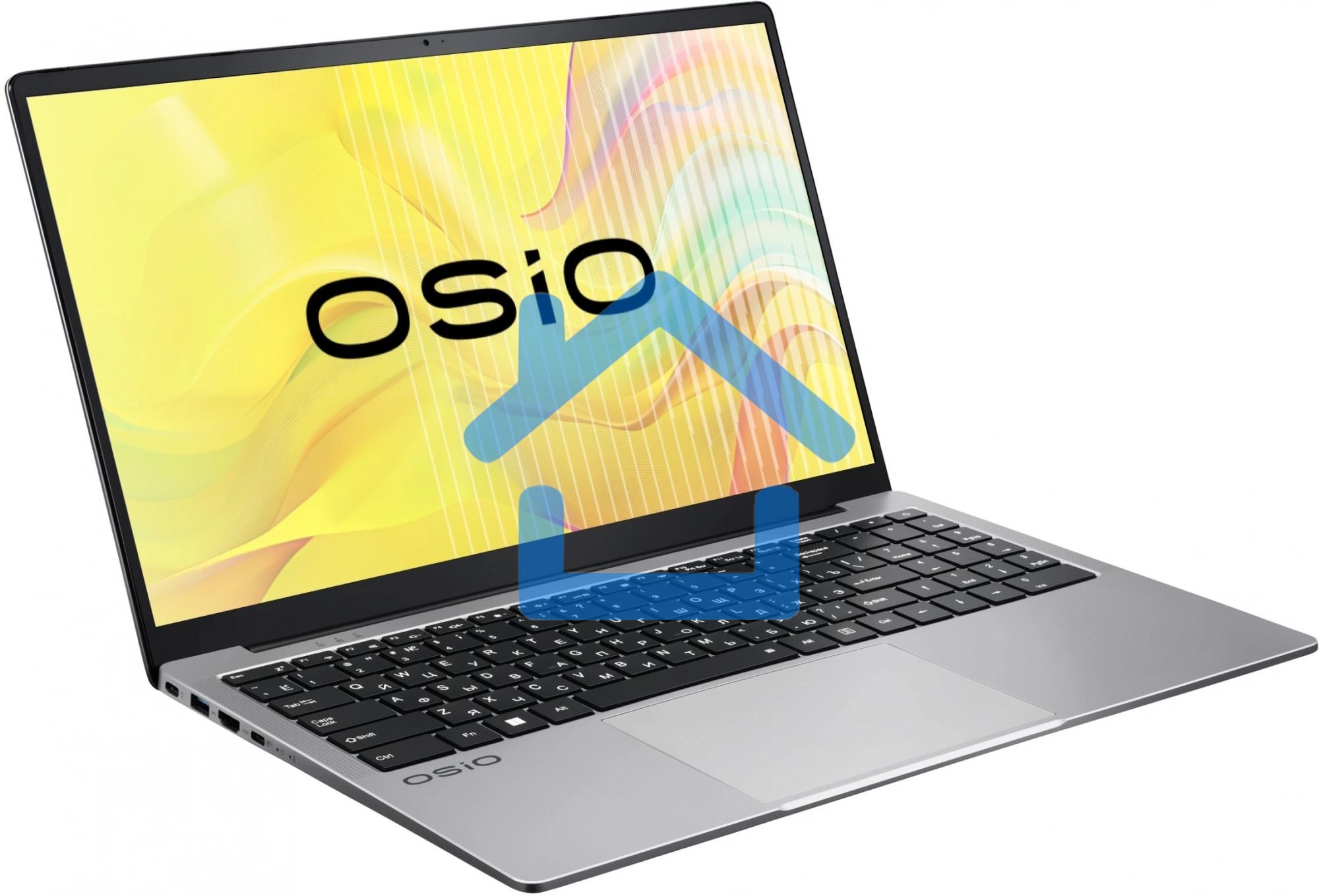 Ноутбук Osio FocusLine F160a-010 серый Ryzen 7 5700U 16Gb SSD1Tb 16.1