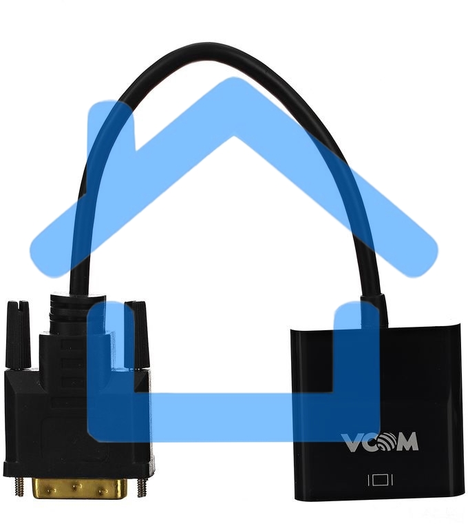 Кабель-переходник DVI(M) ---> VGA(F)VCOM <CG491>