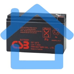 Батарея CSB GP 1272 (12V 7.2Ah) (28W) F1