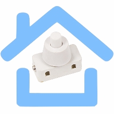 Выключатель-кнопка 250V 2А (2с) ON-OFF белый (для настольной лампы) Rexant