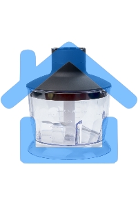 Блендер погружной Galaxy Line GL 2128, серебристый с черным, 800 Вт