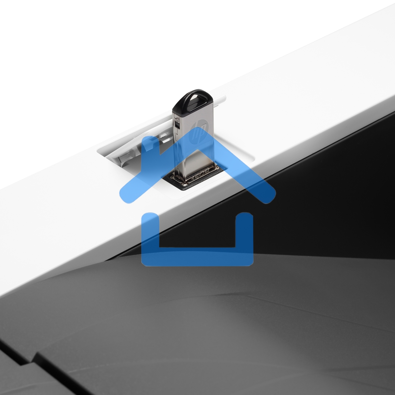 Принтер лазерный HP LaserJet Enterprise M507dn (1PV87A), A4, ч/б, печ. до 43 стр/мин, 1200 x 1200 dpi, USB, RJ-45, Air Print, Mopria