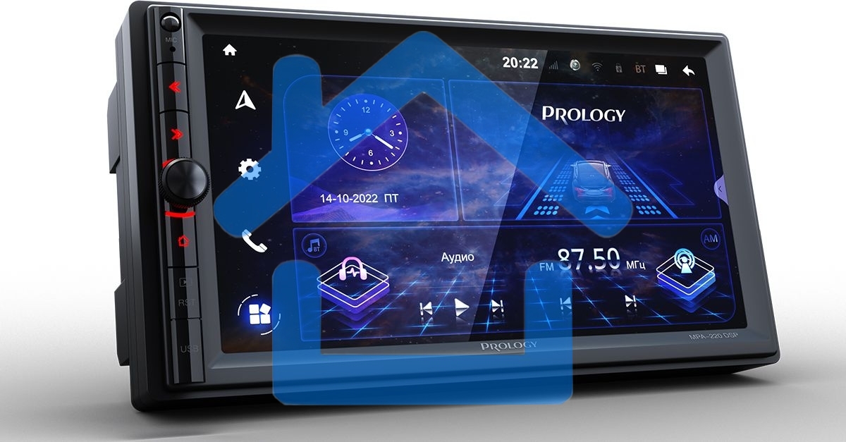 Автомагнитола Prology MPA-220 DSP 2DIN 4x55Вт