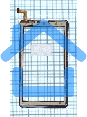 Сенсорное стекло (тачскрин) SQ-PG1029-FPC-A0, черное