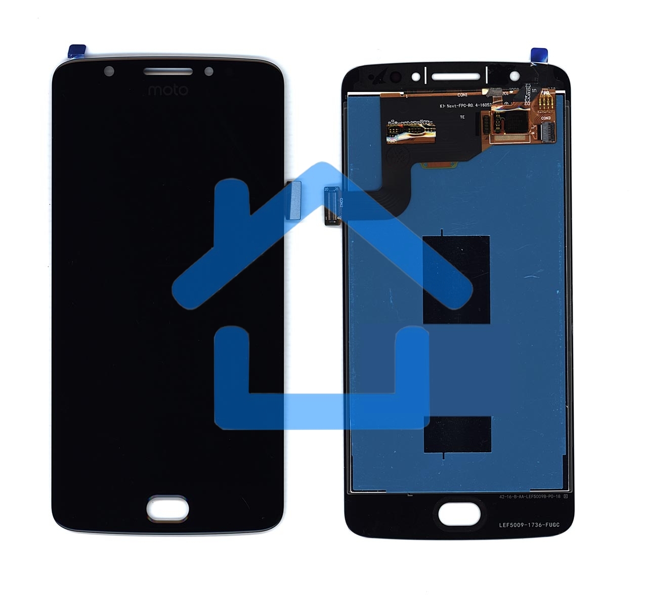 Дисплей для Motorola E4, черный