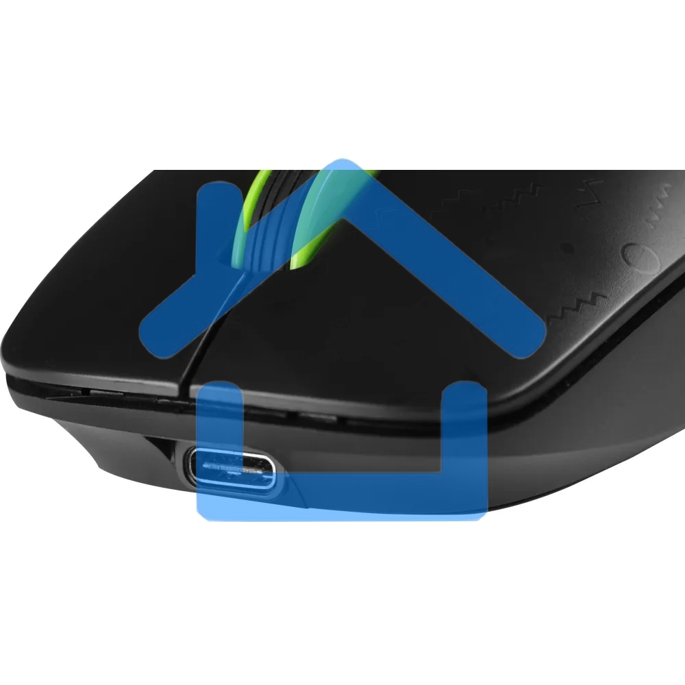 Мышь беспроводная Acer OMR307 черный, 1600 dpi, радиоканал, USB, кнопки - 4