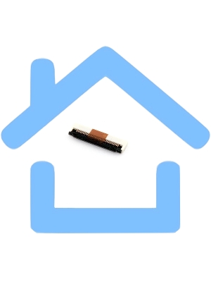 Разъем FPC Flip-Lock 0512-32 32 pin высота 1,2мм шаг 0,5мм