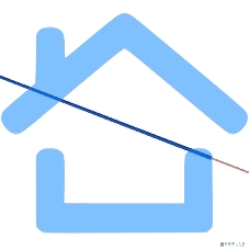 Провод ПГВА Rexant 1х2.50 мм², синий, бухта 100 м