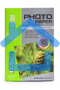 Фотобумага Cactus CS-MA6230500 матовая A6 230 г/м2 500 листов