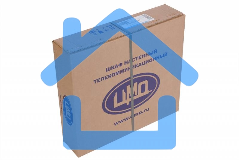 Шкаф телеком. настенный разборный 15U (600х520) дверь стекло (ШРН-Э-15.500) (1 коробка)