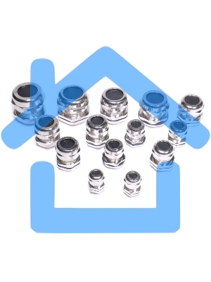 Ввод кабельный М25 латунь Dкаб. 13-18 IP68 ЗЭТА zeta30118