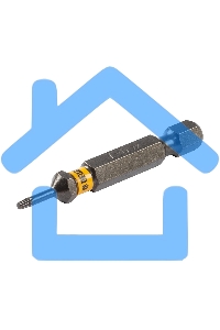 Набор бит Denzel TORX 6х50, сталь S2, шестигранный профиль, 10 шт.