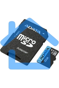 Флеш карта microSD 32Gb ADATA microSDHC Class 10 UHS-I A1 100/20 MB/s (SD адаптер)