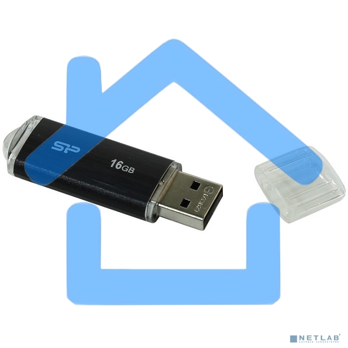 Флешка USB R/W 16Gb Ultima U02 SP016GbUF2U02V1K USB2.0 черный