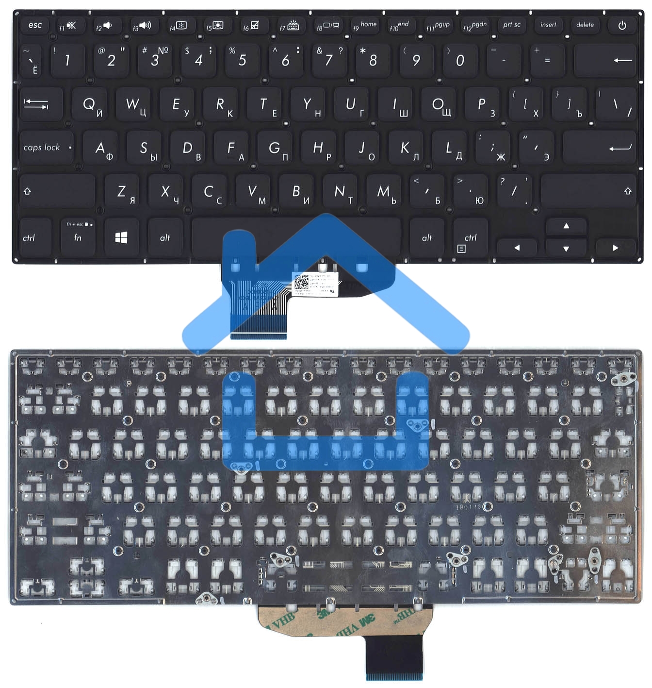 Клавиатура для ноутбука Asus VivoBook S430FA X430 черная