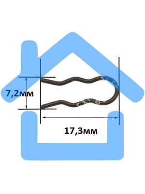Скоба большая для трубки высокого давления Colet