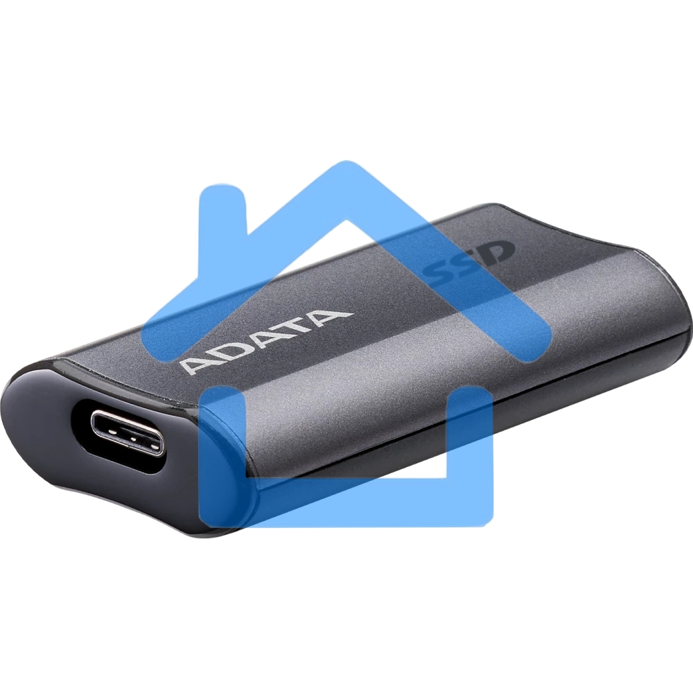 Твердотельный диск A-DATA External SC750 серый SC750-1000G-CCBK 1Tb USB 3.2 Gen 2 Type-C, R/W -1050/1000 MB/s