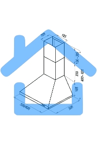 Вытяжка каминная Maunfeld Aire 60 белая, 60 см, 500 куб. м/ч, 48 дБ