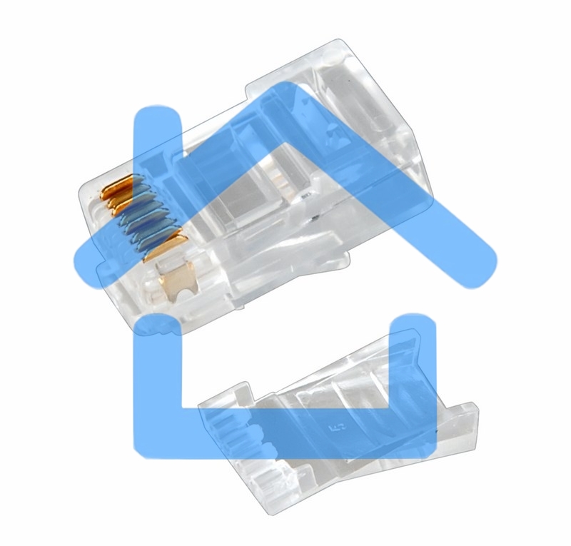 Разъем Rexant RJ-45(8P8C) под витую пару, UTP, категория 6, с вставкой