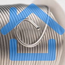 Припой ПОМ-3, 500г, Ø2мм, (олово 97%, медь 3%), бессвинцовый, ГОСТ 21931-76, катушка Rexant