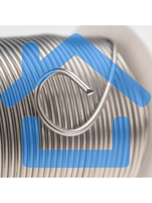 Припой ПОМ-3, 500г, Ø2мм, (олово 97%, медь 3%), бессвинцовый, ГОСТ 21931-76, катушка Rexant