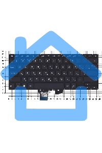 Клавиатура для ноутбука Asus VivoBook S430FA X430 черная