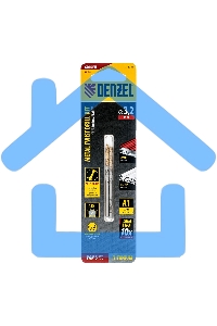 Сверло спиральное по металлу Denzel 3,2 x 65мм, Р6М5, Golden Tip, 2 шт.