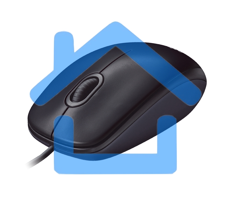 Мышь проводная Logitech M90 черный/серый, 1000 dpi, USB, кнопки - 3