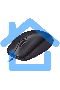 Мышь проводная Logitech M90 черный/серый, 1000 dpi, USB, кнопки - 3