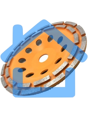 Чашка алмазная зачистная 125мм двухрядная Вихрь 73/10/3/6