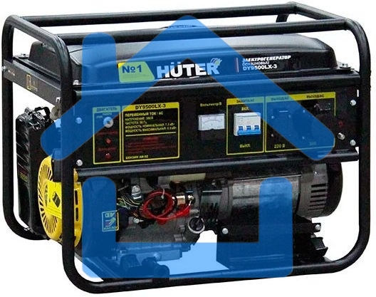 Электрогенератор бензиновый Huter DY9500LX-3 PRO, 8 кВт, 96 дБ, 79.4 кг