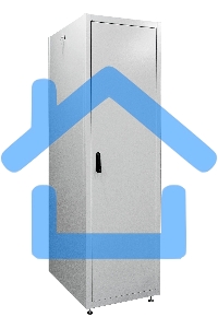 Шкаф телекоммуникационный напольный ЭКОНОМ 42U (600 × 800) дверь металл 2 шт.