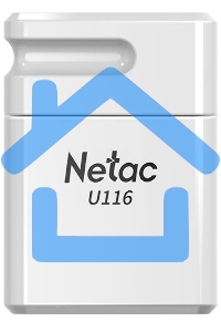 Флешка USB Netac 4 Gb U116 NT03U116N-004G-20WH USB 2.0 белый