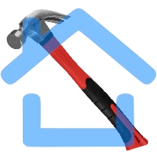 Молоток-гвоздодер Matrix ''optimal'', 450 г, фибергласовая обрезиненная рукоятка