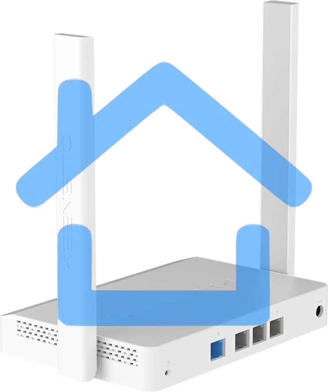 Интернет-центр Keenetic Extra (KN-1714) с Mesh Wi-Fi 5 AC1200, 4-портовым Smart-коммутатором и портом USB