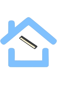 Разъем FPC Flip-Lock 0812-32 32 pin высота 1,2мм шаг 0,8мм